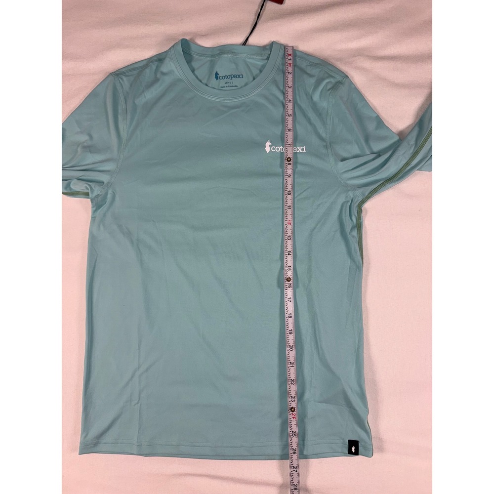 NWT Lot of 2 Cotopaxi Fino Long Sleeve Tech Mens S Small Sea Glass Blue Recycled - Picture 5 of 7